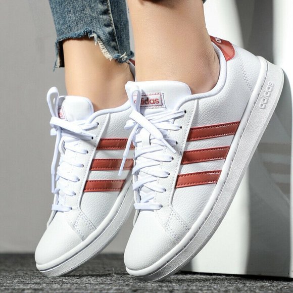 ADIDAS Grand Court Rose Stripes Women Sneakers ADIDAS Grand Court Rose Stripes Women Sneakers